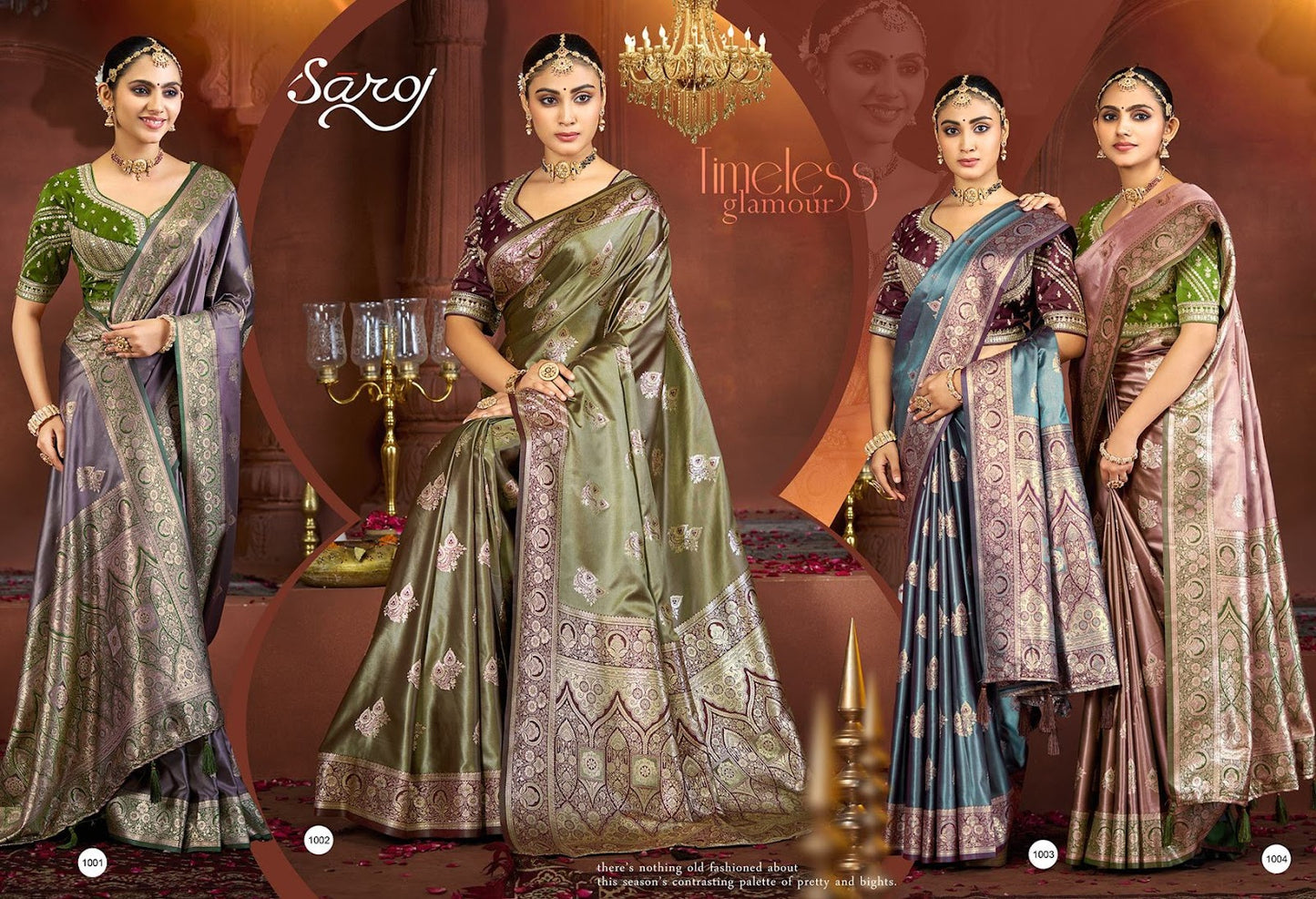 Fulbahar Satin Vol 4 Saroj Sarees Wholesaler Gujarat