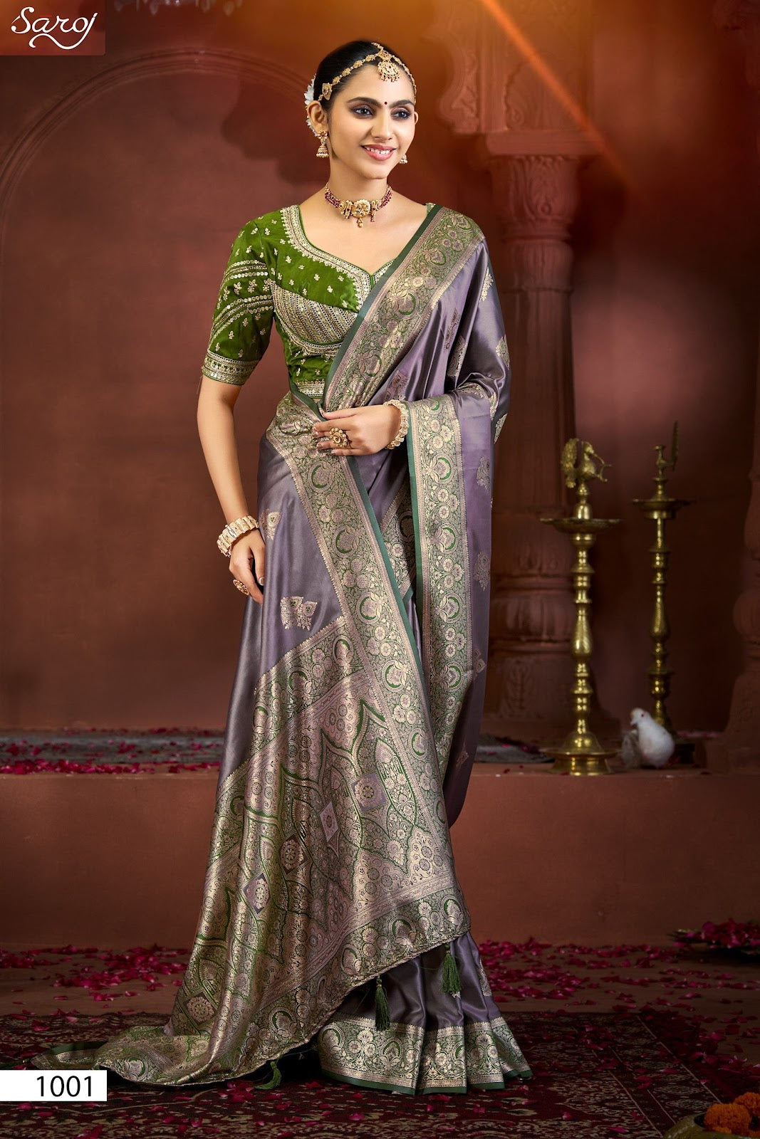 Fulbahar Satin Vol 4 Saroj Sarees Wholesaler Gujarat