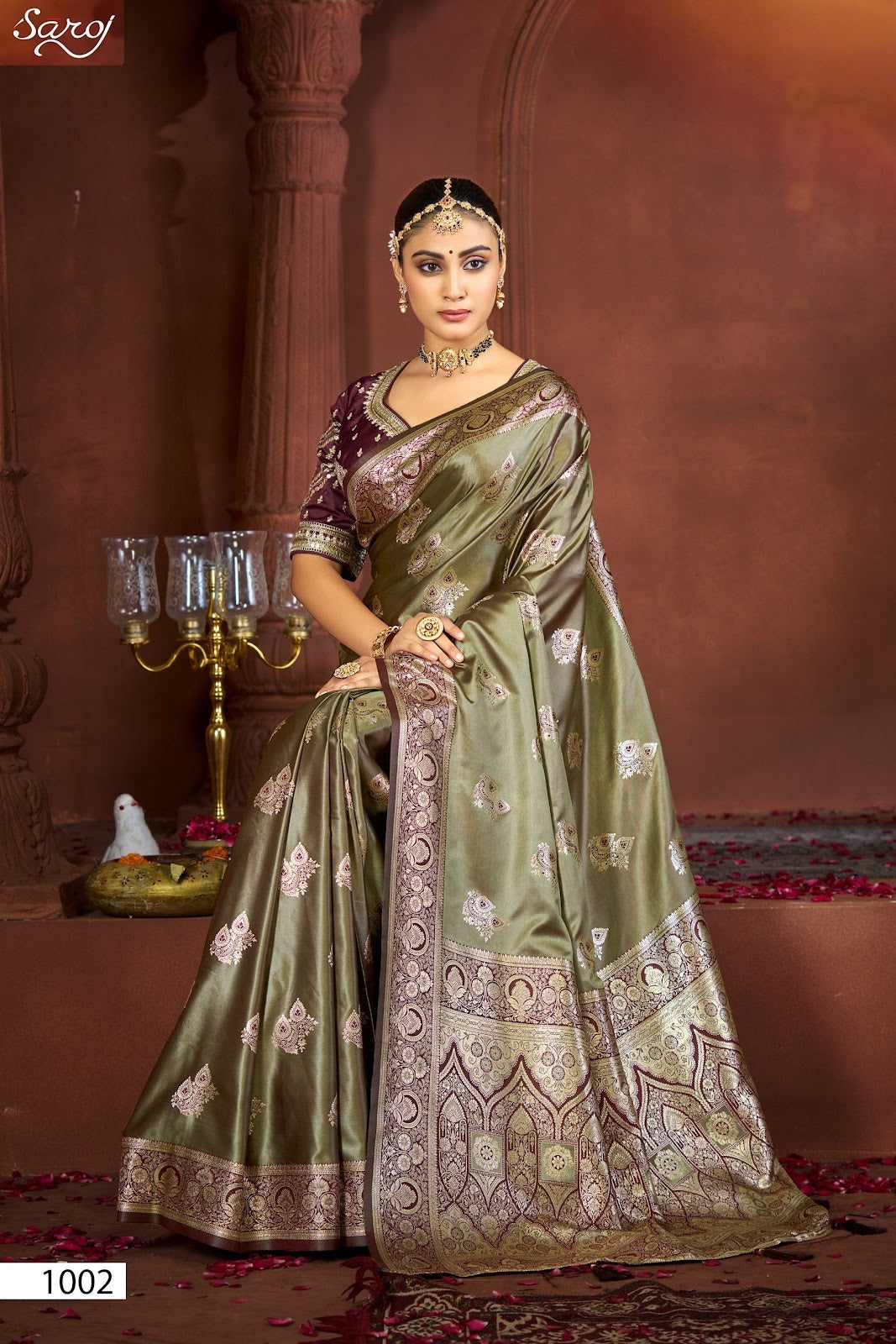 Fulbahar Satin Vol 4 Saroj Sarees Wholesaler Gujarat