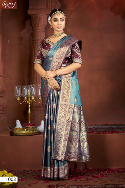 Fulbahar Satin Vol 4 Saroj Sarees Wholesaler Gujarat