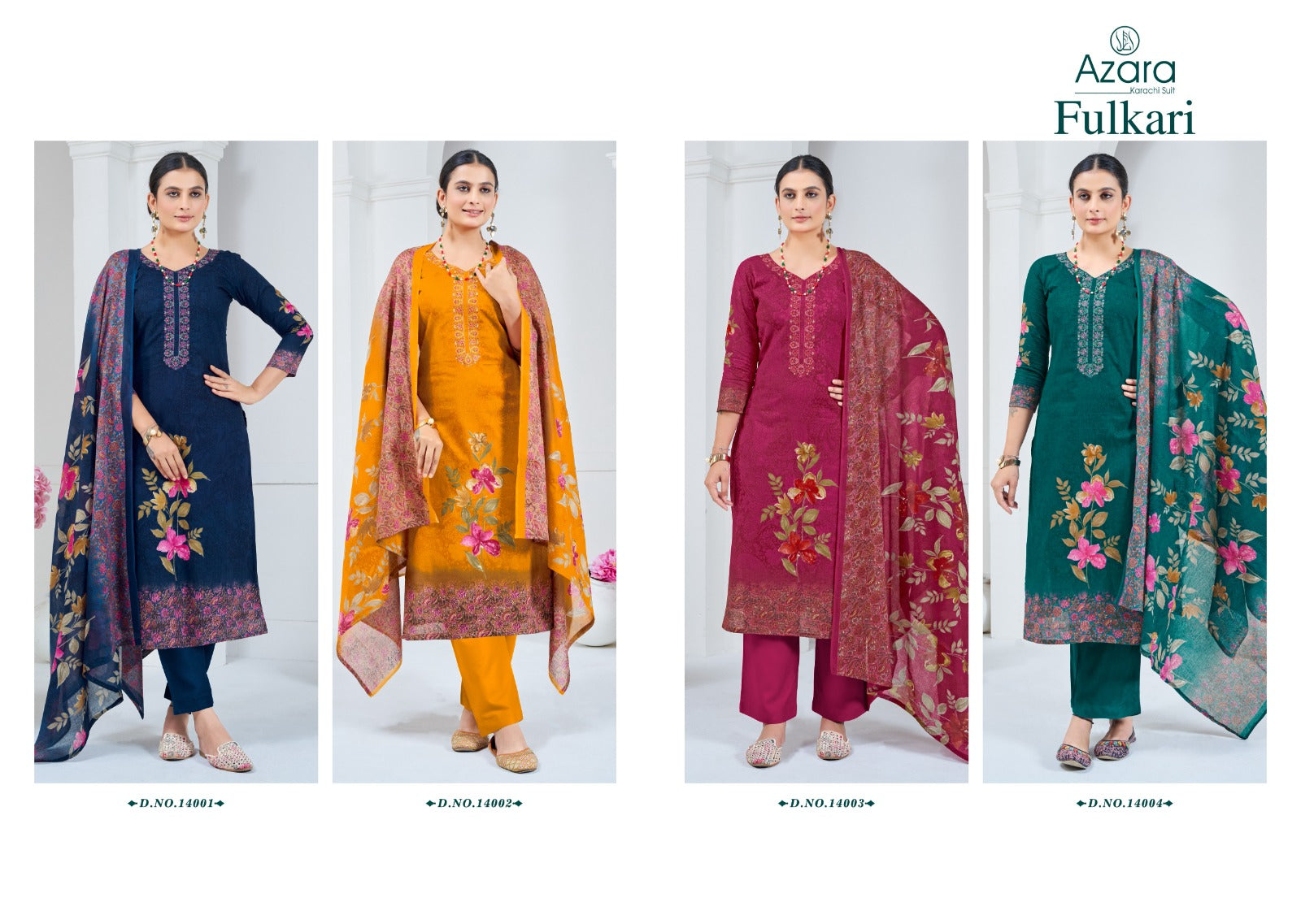 Fulkari Radhika Fashion Lawn Pant Style Suits Manufacturer
