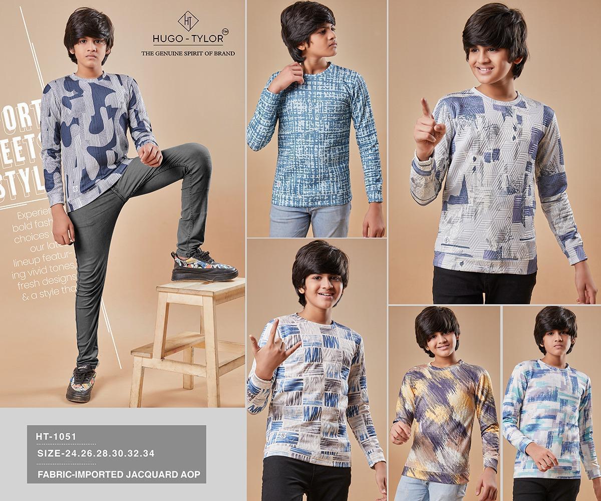 Full Sleeves Ht 1051 Hugo Tylor Imported Boys Tshirt Supplier