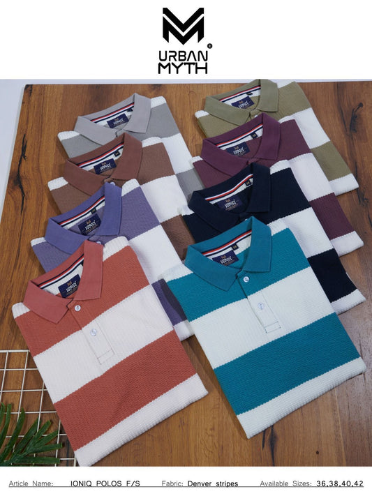 Full Sleeves Ioniq Polo Rib Urban Myth Mens Tshirts Supplier Ahmedabad