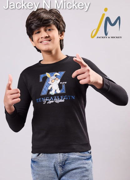 Full Sleeves Jm 121 Jackey N Mickey Imported Boys Tshirt Exporter Ahmedabad