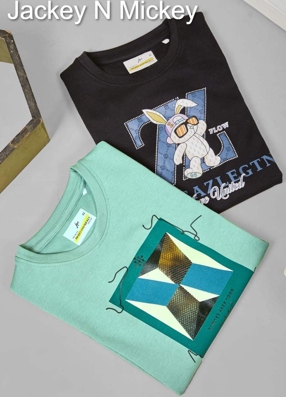 Full Sleeves Jm 121 Jackey N Mickey Imported Boys Tshirt Exporter Ahmedabad