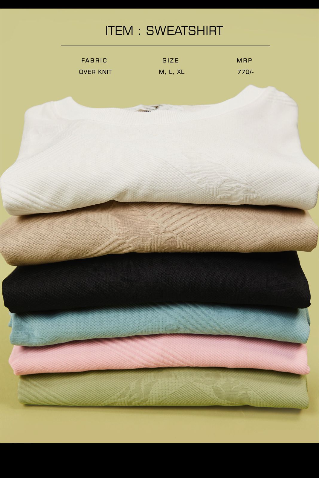 Full Sleeves Product 541 Oddy Boy Knit Mens Tshirts Exporter Gujarat