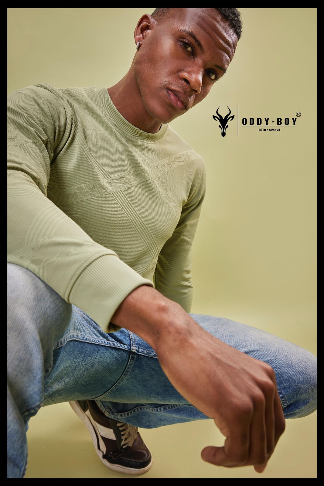 Full Sleeves Product 541 Oddy Boy Knit Mens Tshirts Exporter Gujarat