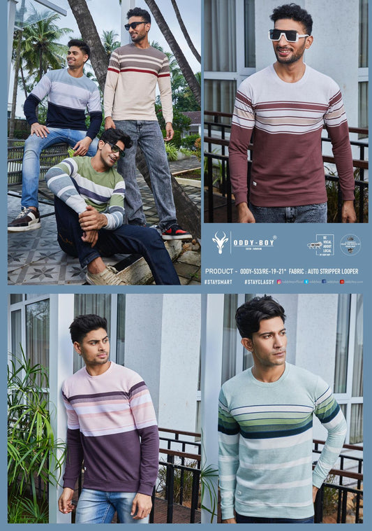 Full Sleeves Product No 533 Oddy Boy Looper Mens Tshirts Supplier India