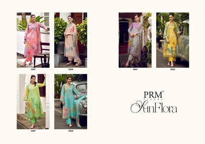 Funflora Prm Trendz Lawn Cotton Pant Style Suits Supplier