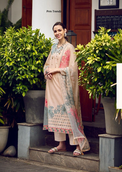 Funflora Prm Trendz Lawn Cotton Pant Style Suits Supplier