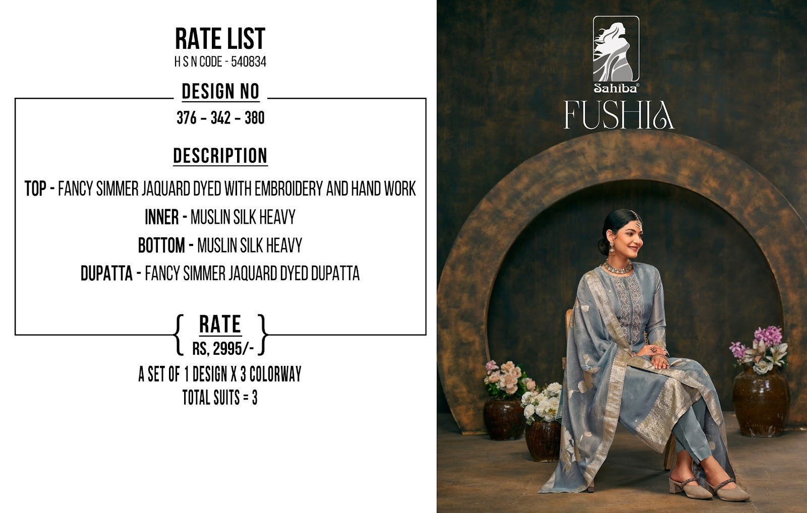 Fushia Sahiba Simmer Pant Style Suits Exporter India