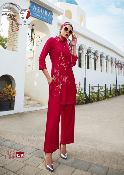 Fusion Vol 5 With Scarf Af Viscose Nylon Co Ord Set Supplier Gujarat