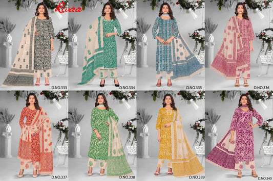 Gadhwal Rivaa Cotton Pant Style Suits Wholesaler Ahmedabad