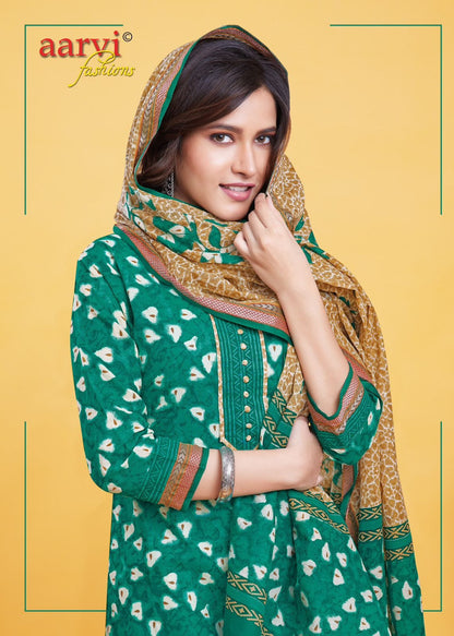 Gadwal Border Vol 9 Aarvi Fashions Cambric Cotton Dress Material Wholesale Rate