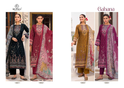 Gahana Rupali Jam Satin Pant Style Suits Supplier Gujarat