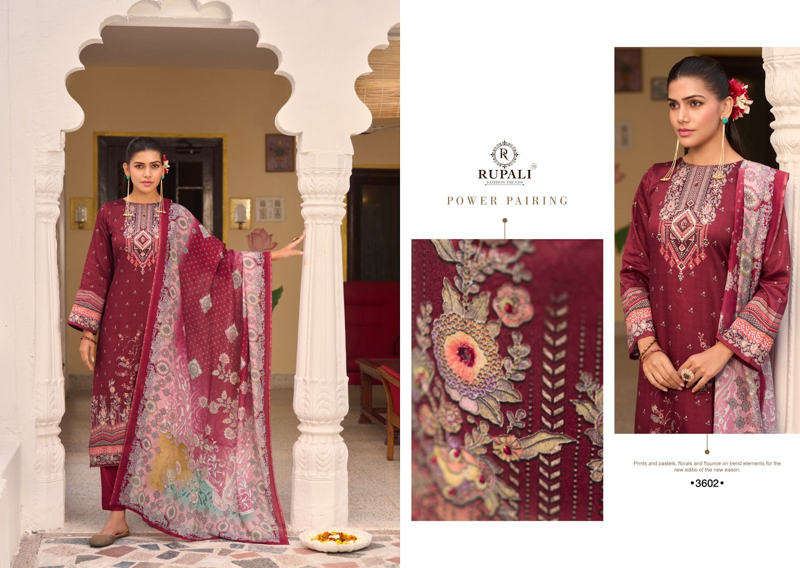 Gahana Rupali Jam Satin Pant Style Suits Supplier Gujarat