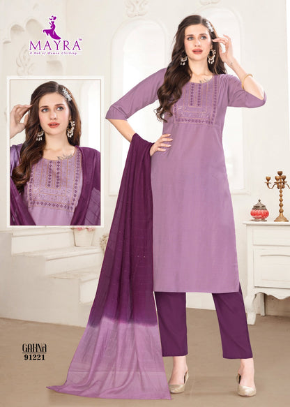 Gahna Mayra Vetican Readymade Pant Style Suits Supplier Gujarat