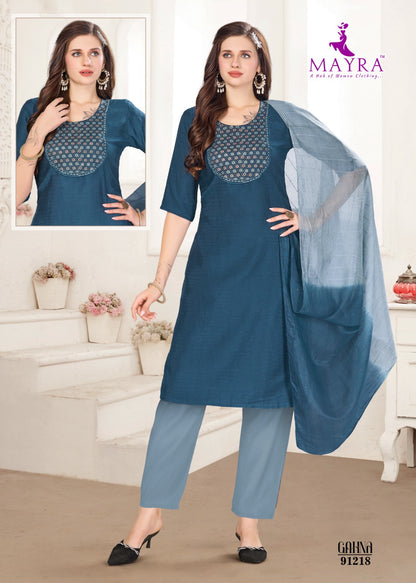 Gahna Mayra Vetican Readymade Pant Style Suits Supplier Gujarat