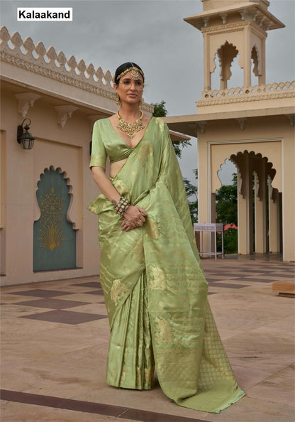 Gaj Gamini Kalaakand Satin Silk Sarees Exporter Ahmedabad