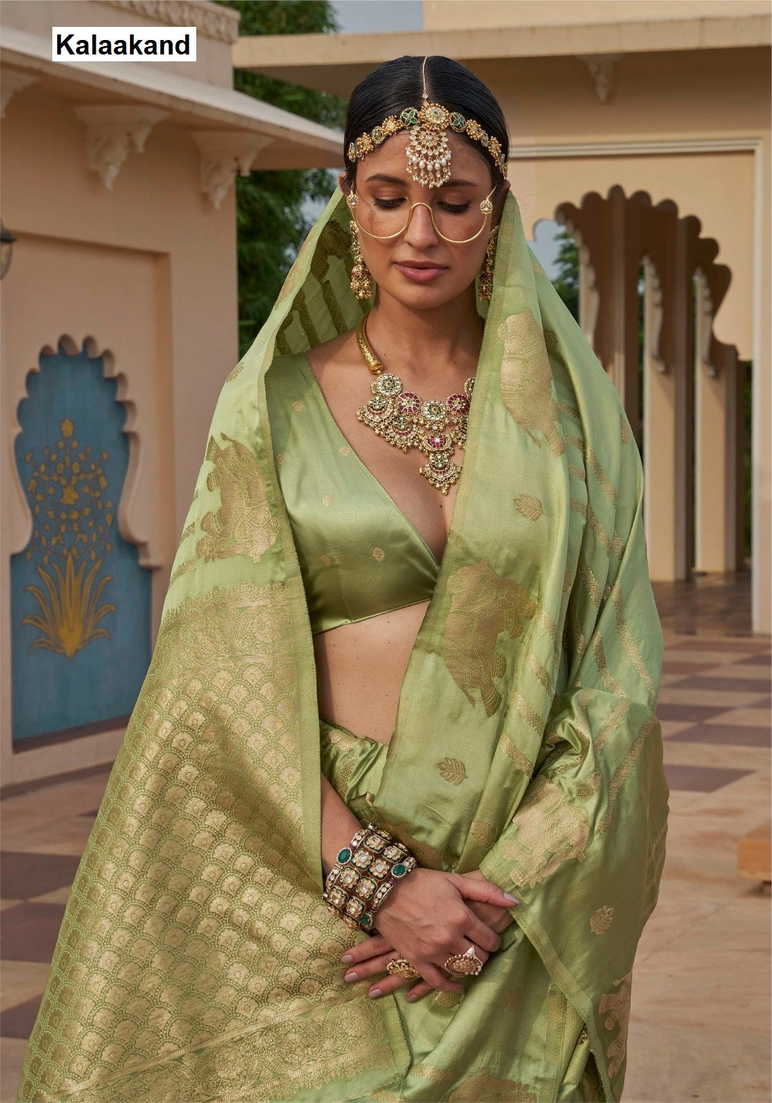 Gaj Gamini Kalaakand Satin Silk Sarees Exporter Ahmedabad