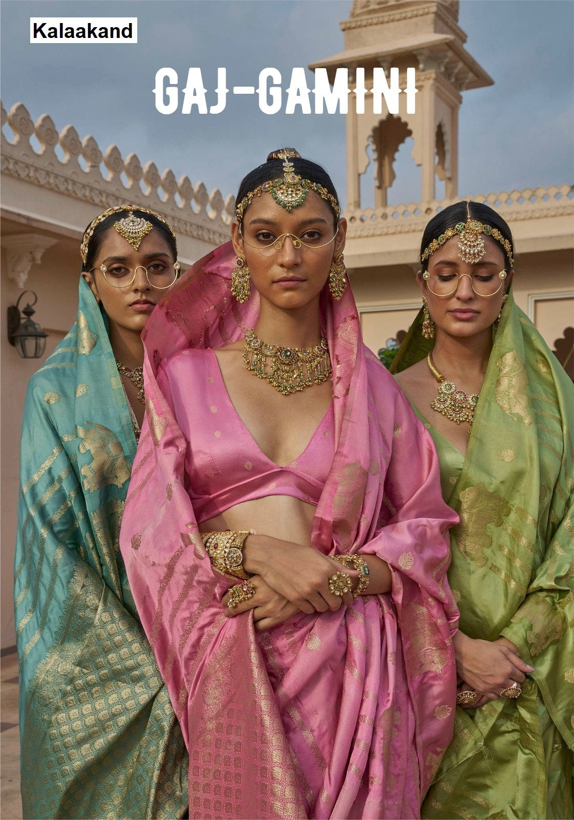 Gaj Gamini Kalaakand Satin Silk Sarees Exporter Ahmedabad