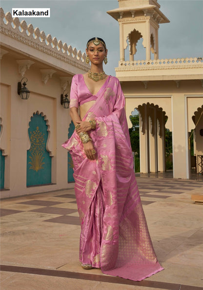Gaj Gamini Kalaakand Satin Silk Sarees Exporter Ahmedabad