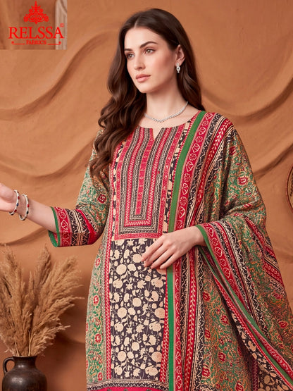 Gaji Satin 3 Relssa Fabrics Pant Style Suits Wholesale