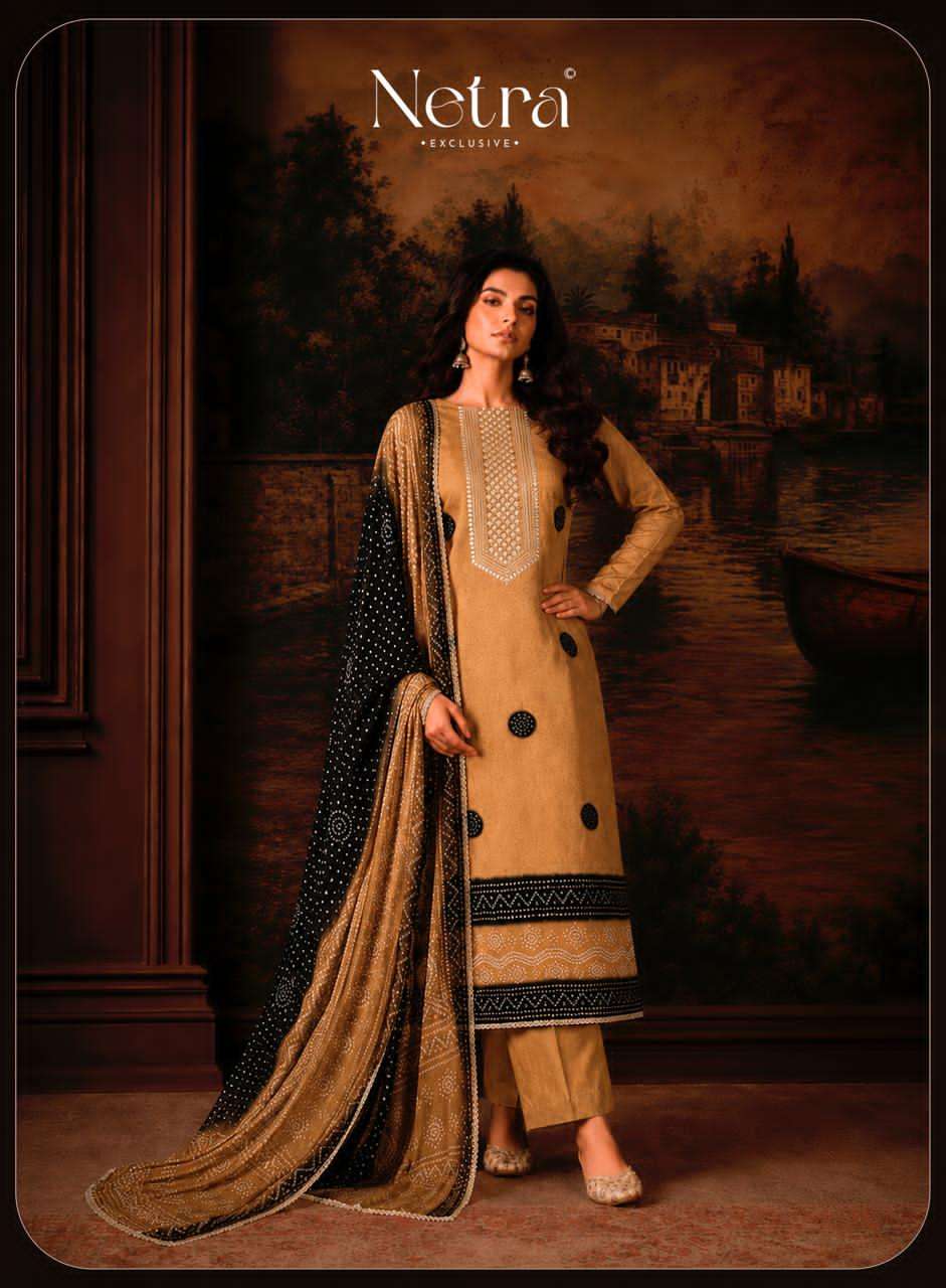 Gajji Vol 1 Netra Silk Pant Style Suits Manufacturer Ahmedabad