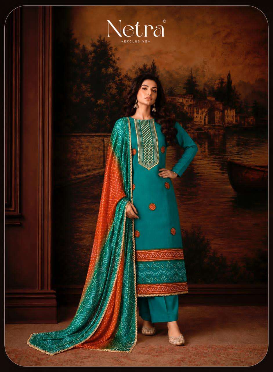 Gajji Vol 1 Netra Silk Pant Style Suits Manufacturer Ahmedabad