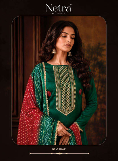 Gajji Vol 1 Netra Silk Pant Style Suits Manufacturer Ahmedabad