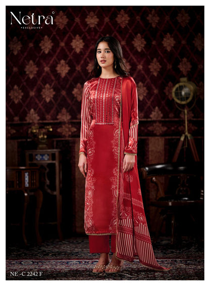 Gajji Vol 4 Netra Pant Style Suits Exporter India