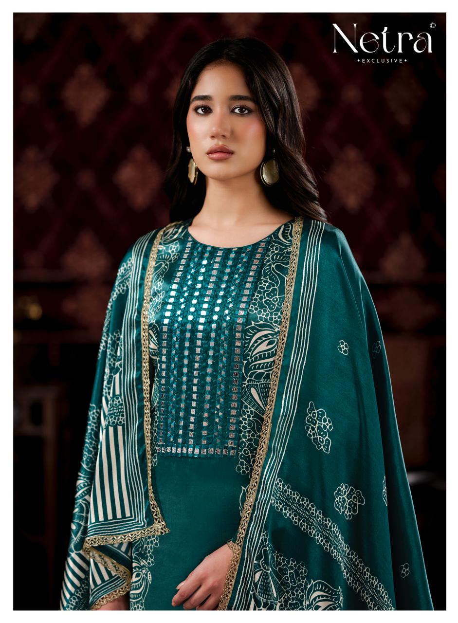 Gajji Vol 4 Netra Pant Style Suits Exporter India