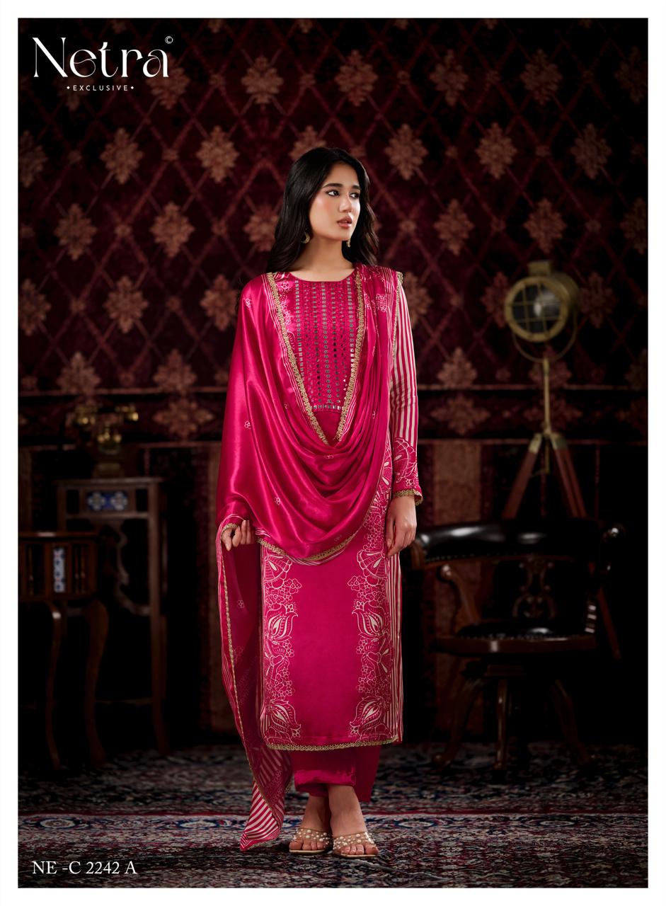 Gajji Vol 4 Netra Pant Style Suits Exporter India