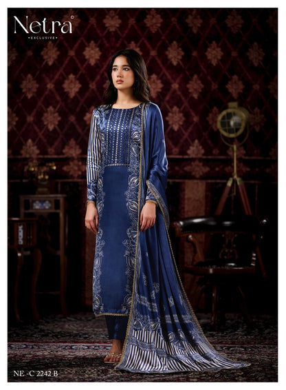 Gajji Vol 4 Netra Pant Style Suits Exporter India