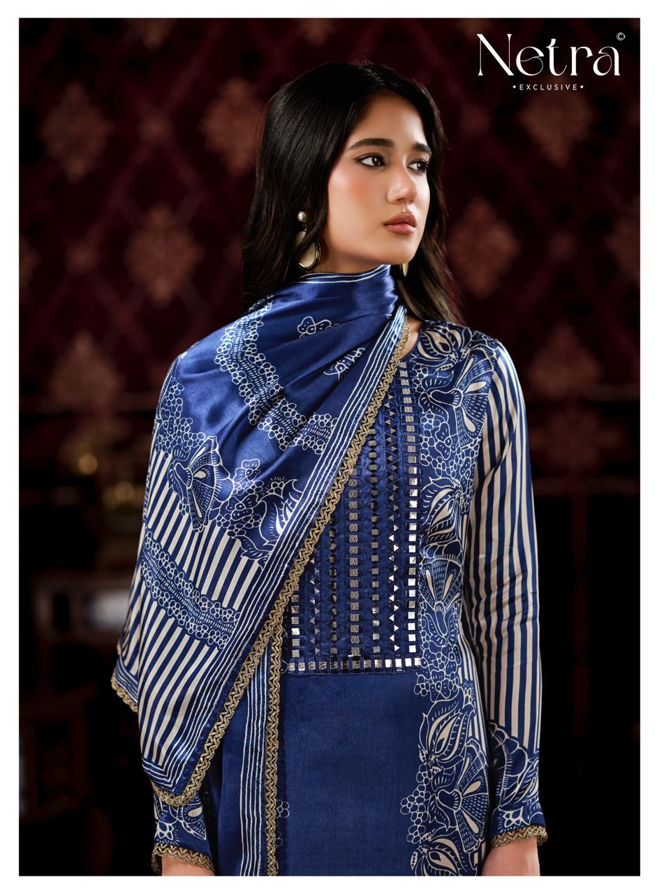 Gajji Vol 4 Netra Pant Style Suits Exporter India