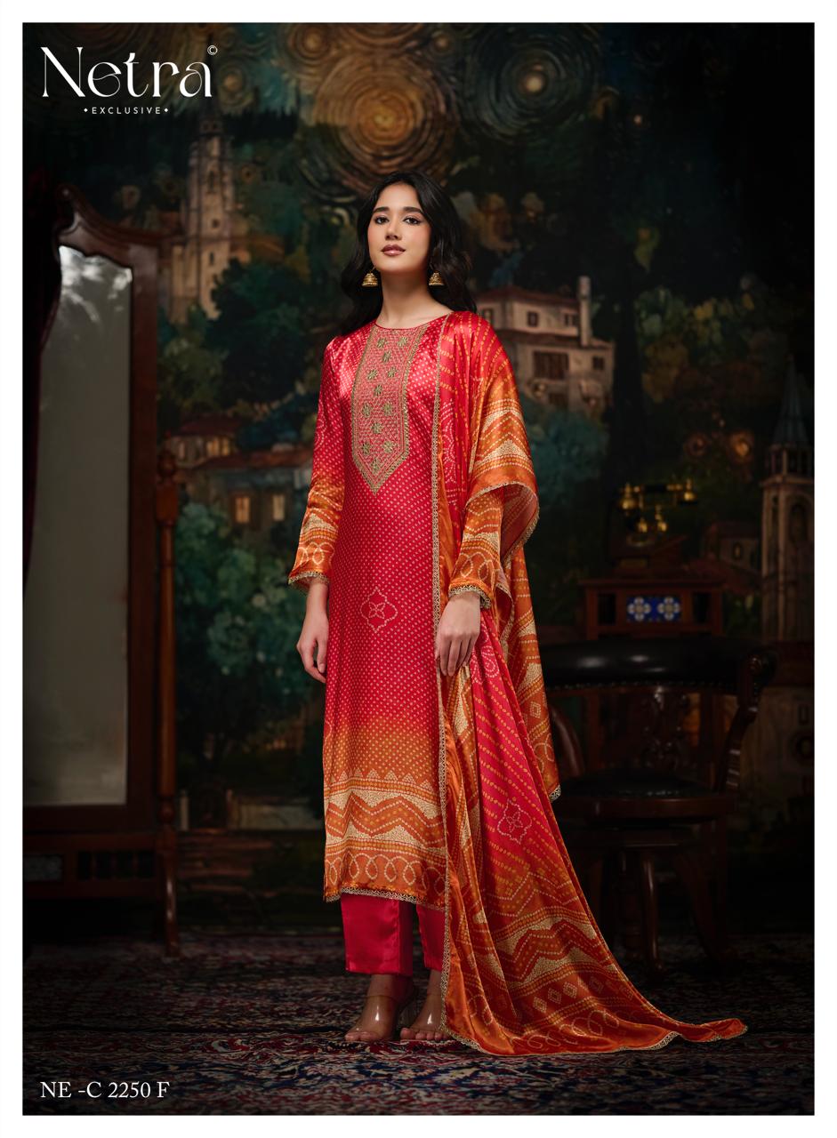 Gajji Vol 5 Netra Silk Pant Style Suits Wholesaler India