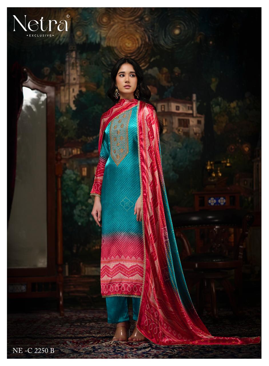 Gajji Vol 5 Netra Silk Pant Style Suits Wholesaler India