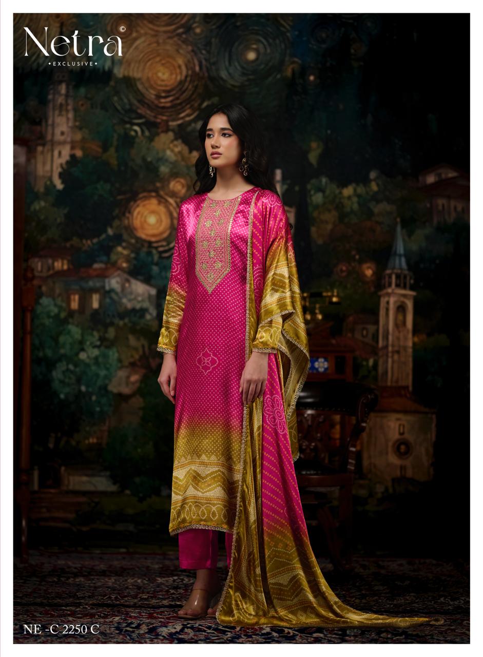 Gajji Vol 5 Netra Silk Pant Style Suits Wholesaler India