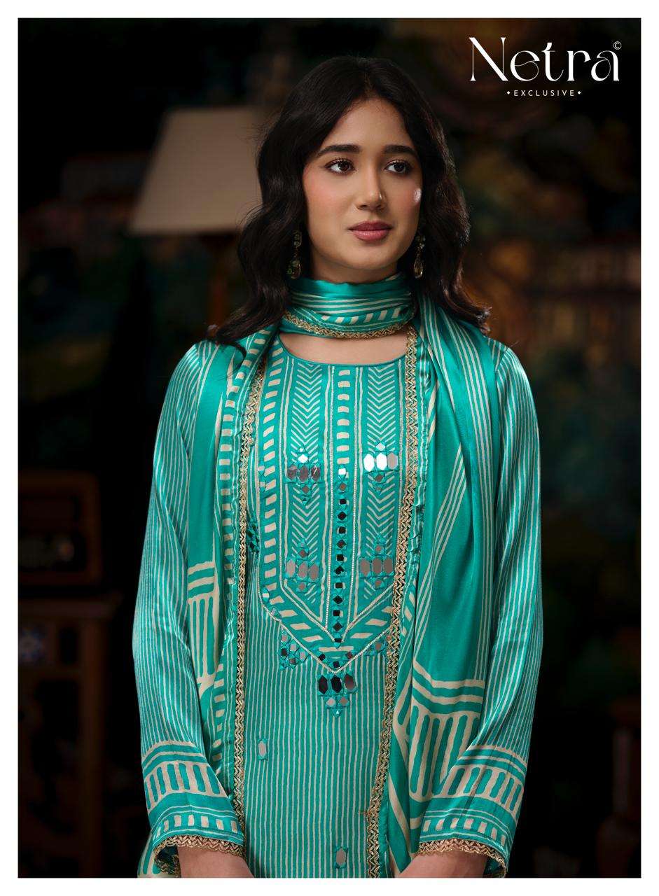 Gajji Vol 6 Netra Pant Style Suits Wholesale Rate
