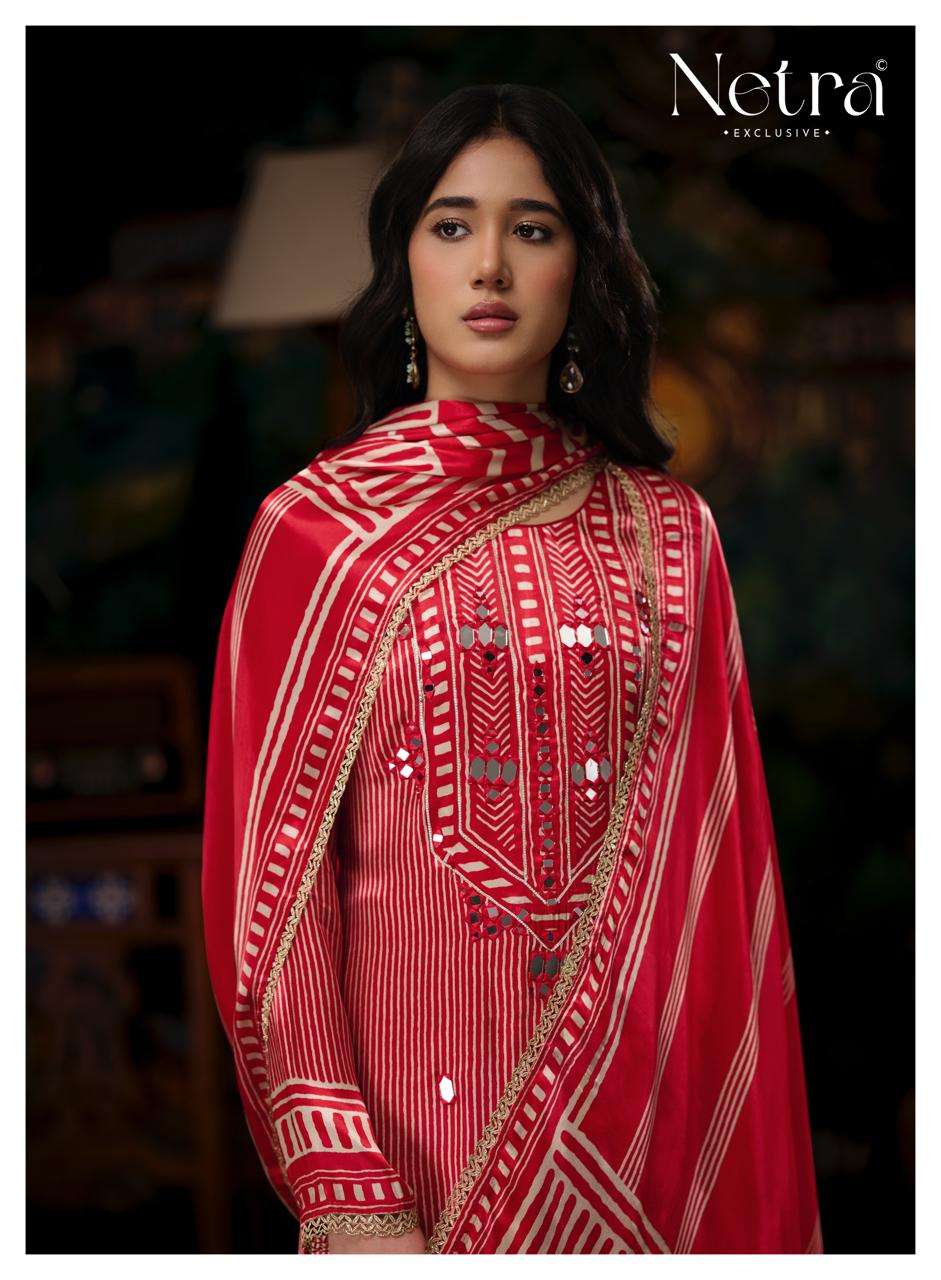 Gajji Vol 6 Netra Pant Style Suits Wholesale Rate