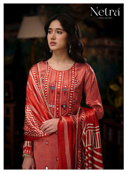Gajji Vol 6 Netra Pant Style Suits Wholesale Rate