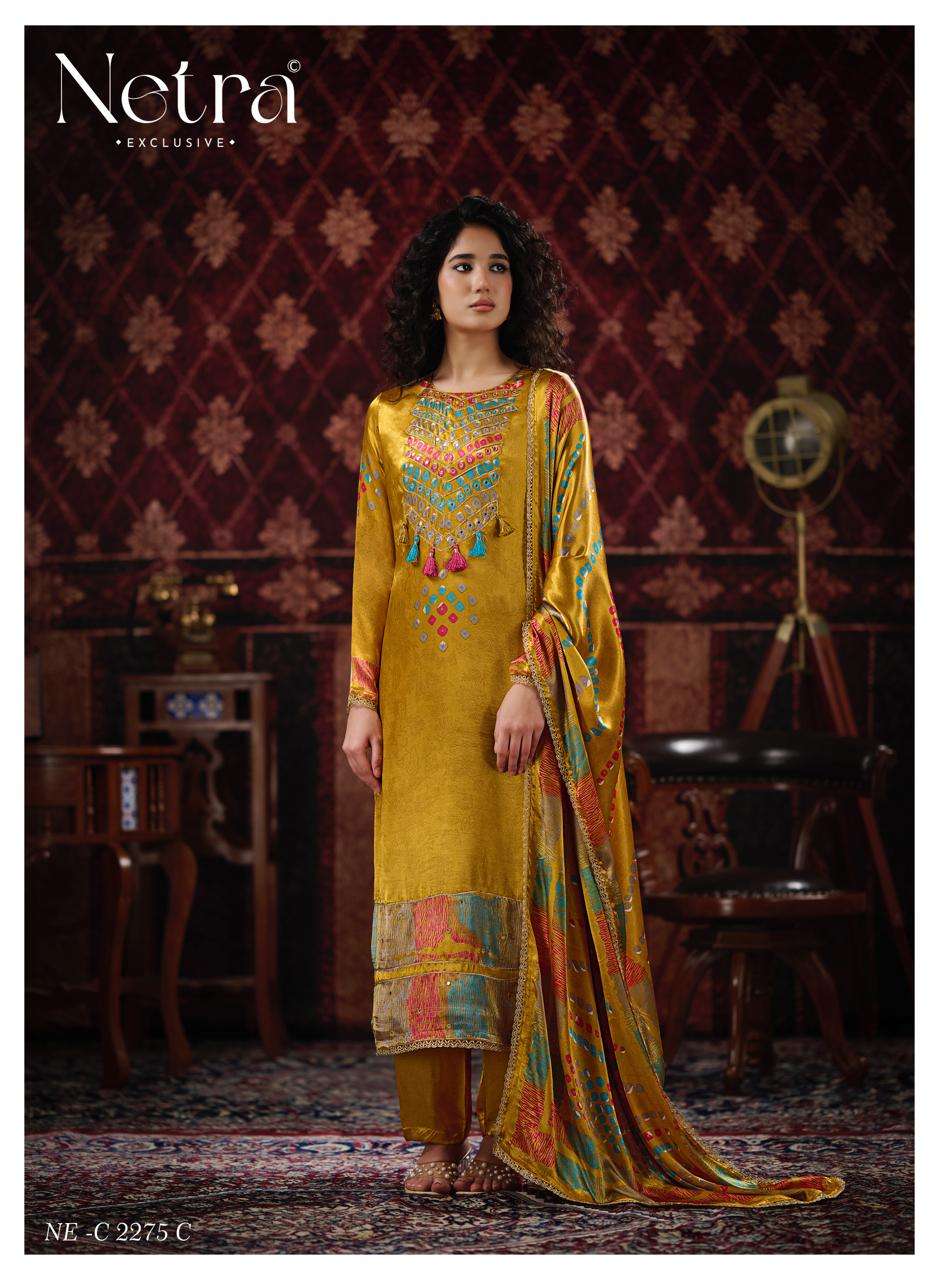 Gajji Vol 7 Netra Pant Style Suits Wholesaler India