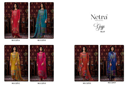 Gajji Vol 7 Netra Pant Style Suits Wholesaler India