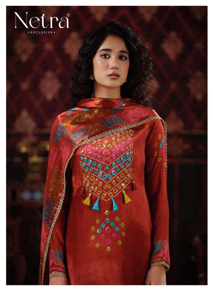 Gajji Vol 7 Netra Pant Style Suits Wholesaler India