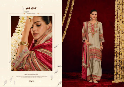 Gajrare Jay Vijay Silk Jacquard Plazzo Style Suits Manufacturer
