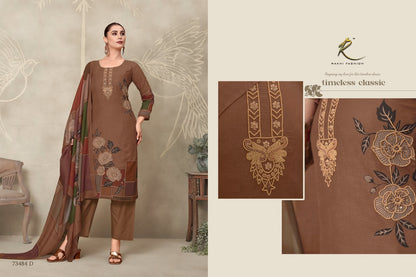 Galaxy Attire 73484 Rakhi Fashion Bemberg Pant Style Suits Manufacturer Gujarat