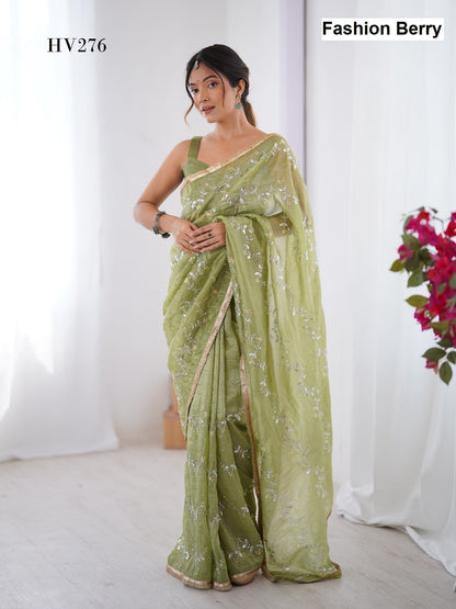 Galaxy Fashion Berry Sarees Wholesale