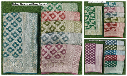 Galaxy Swarovski Saroj Sarees Wholesaler