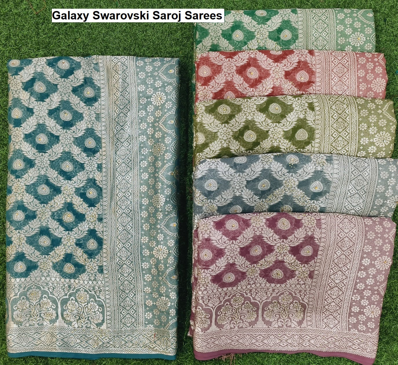 Galaxy Swarovski Saroj Sarees Wholesaler