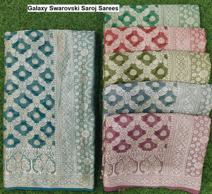 Galaxy Swarovski Saroj Sarees Wholesaler